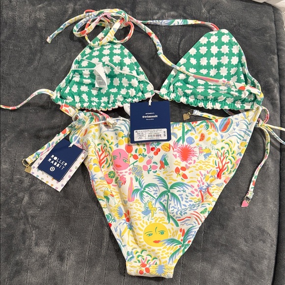 Roller Rabbit Multicolor Floral Bikini - Picture 3 of 3